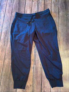 Athleta Black Drawstring Joggers Sz LP